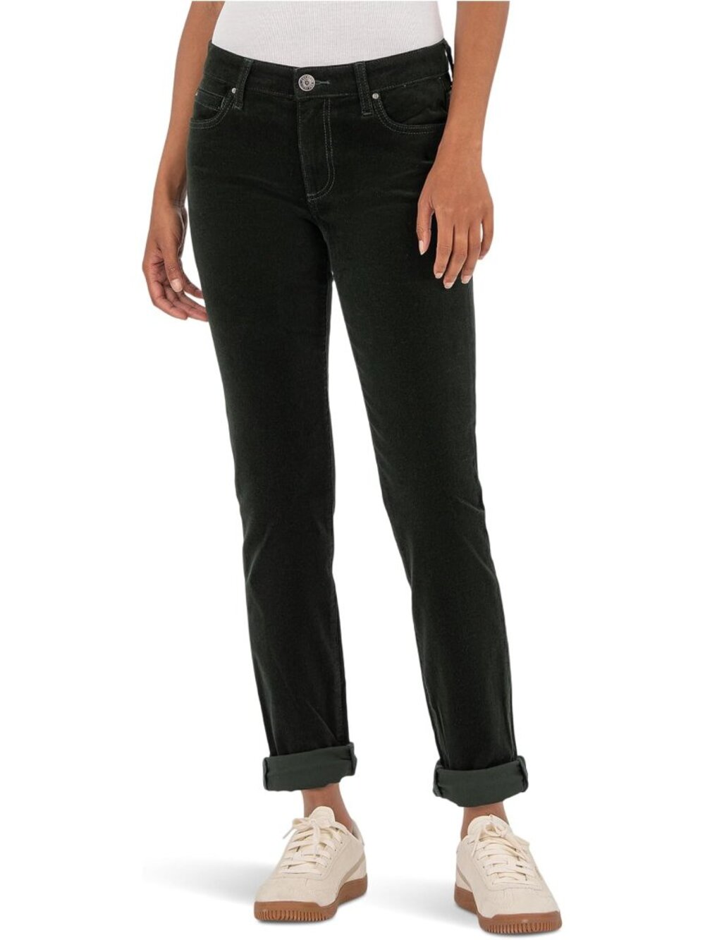 Kut From The Kloth Catherine Boyfriend Jeans Dark Forest NWT Size 2